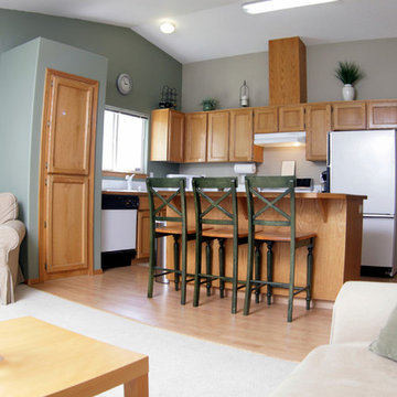 Interior House Painting: Great Room / Kitchen