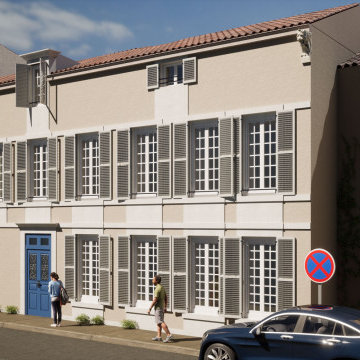 Projet de rénovation et d'extension d'un bâtiment en zone ABF à La Rochelle