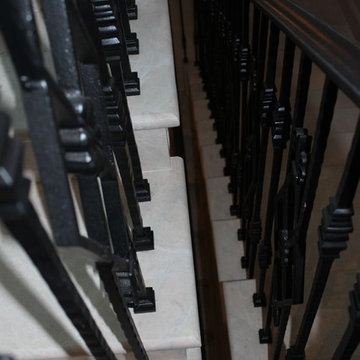 Custom Cast & Wrought Iron Balustrade
