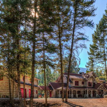 Arlee Montana Concrete Log Cabin