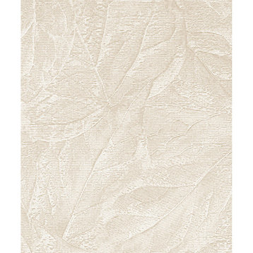 Aspen Bone Leaf Wallpaper Sample