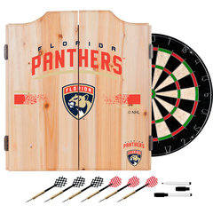 Budweiser Clydesdale Trademark Global Bristle Dartboard And Cabinet Set  (Darts Included)