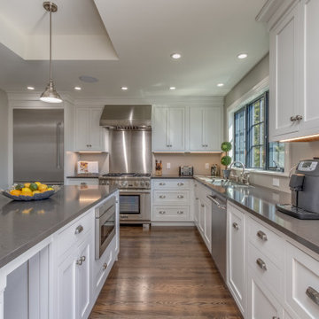 Frosty White & Bright Kitchen