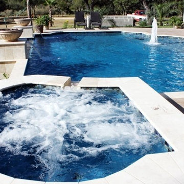 Spa view of the rest pool