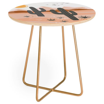 Deny Design Avenie After The Rain Desert Round Side Table