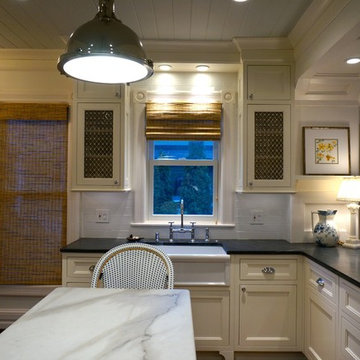 Historic District White Kitchen