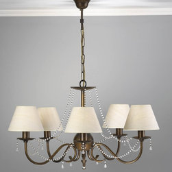 337 Missangas Five Arm Chandelier - Chandeliers