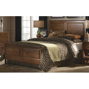Emma Mason Signature Mary Pier Solid Wood Queen Panel Bed