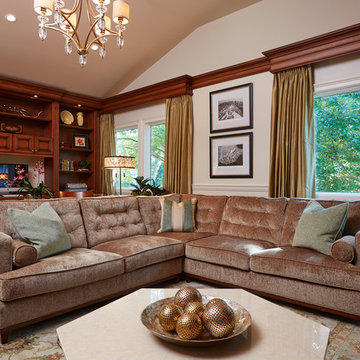 Library Flair & Family Room Sensibility