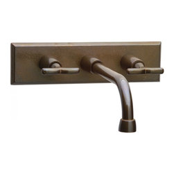 Rocky Mountain Hardware Wall Mount Faucet Rectangular - Kitchen Faucets