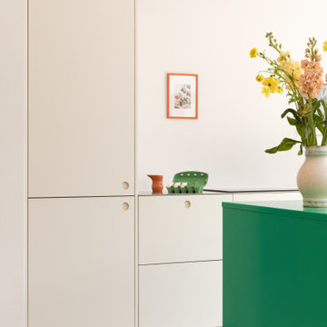 BASIS and MATCH by Muller Van Severen kitchen in Danish summerhouse