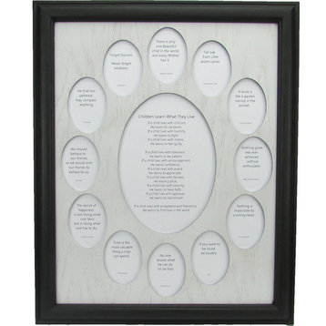 School Years Picture Frame Black Frame and White Insert, School Days Frame