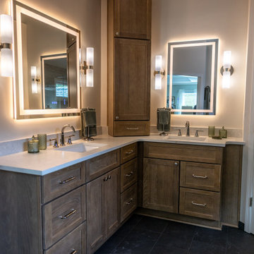 Warm & Refined Primary Bathroom Remodel