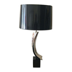 Pair Of Maurizio Tempestini Chrome Table Lamps - Table Lamps