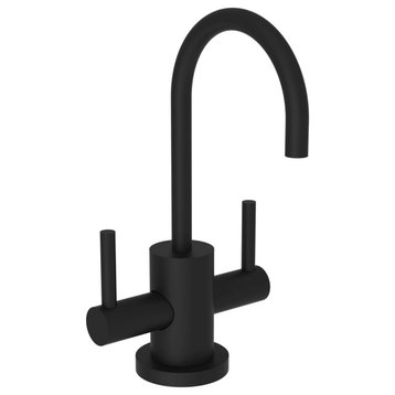 Newport Brass 106 East Linear Double Handle Hot and Cold Water - Flat Black