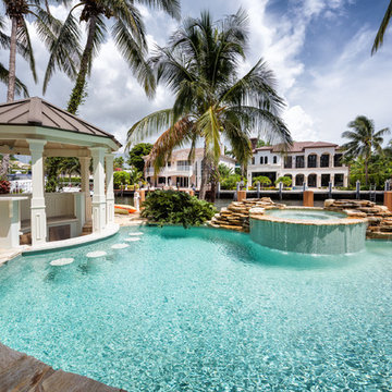 beach bar lagoon