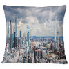 City of London Cityscape Photography Throw Pillow, 18"x18"