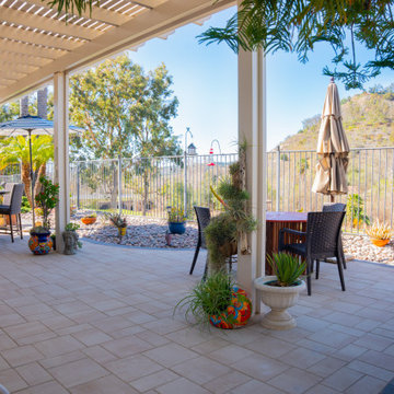 Elegant Outdoor Transformation with Retaining Wall & Paver Design