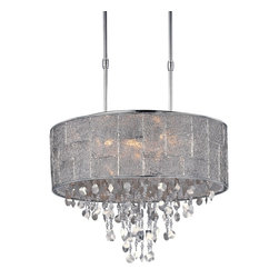 Maxim - Maxim Allure 22" Wide Polished Nickel Pendant - Pendant Lighting