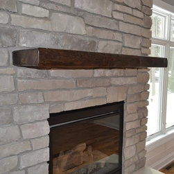 Pine Hewn Mantels - Products