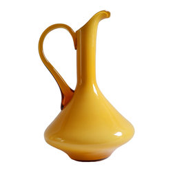EMPOLI BUTTERSCOTCH AMBER PITCHER - Vases