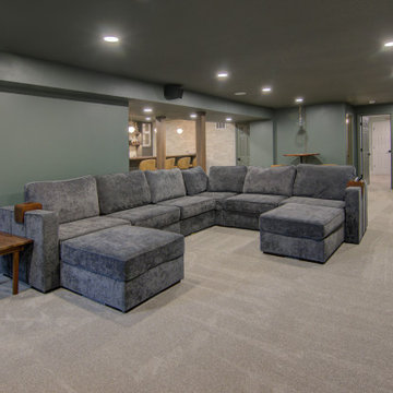 Modern Elegance Basement Remodel