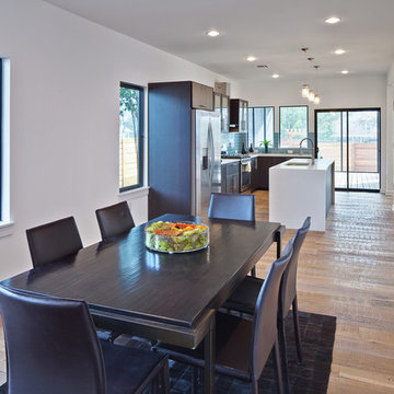 Austin, Texas Condo-Reclaimed Loano White Oak.