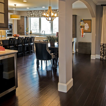 Ambient Coffee Handscraped Strand Bamboo Flooring