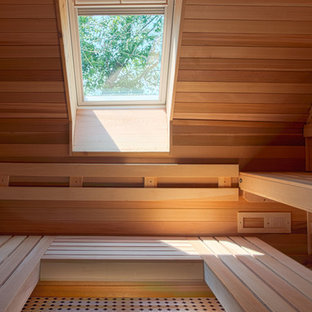 他の地域のコンテンポラリースタイルのおしゃれなホームジムの写真