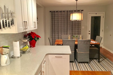 Transitional home design photo in Detroit