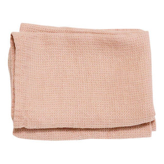  LinenMe Washed Waffle Linen Hand Towels, 20 in x 28 in