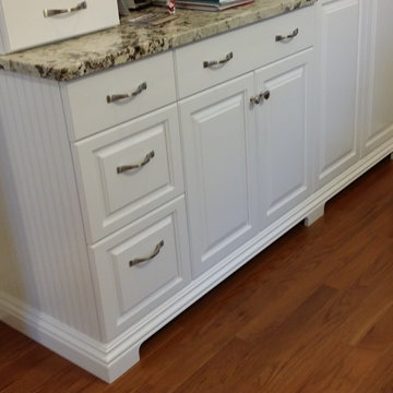 White Hutch with Granite Top