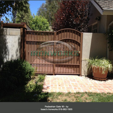 Custom Iron Pedestrian Gate Design, Fabrication and Installation since 1989