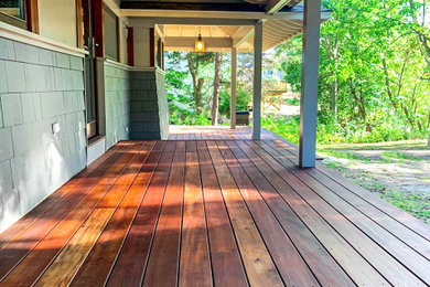 Exotic Tigerwood Deck in Concord, MA
