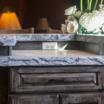 Tuscan Kitchen Concrete Countertop - Poland, OH