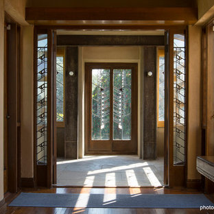 Hollyhock House. Frank Lloyd Wright, shooting for LA City