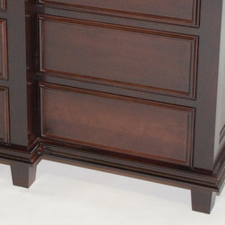 Transitional Cherry Bathroom Vanity - Bathroom Vanities And Sink Consoles