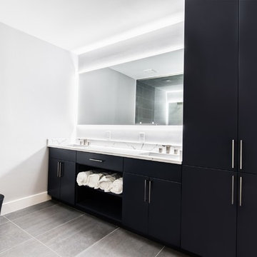 Dallas Urban Condo Master Bathroom Vanity