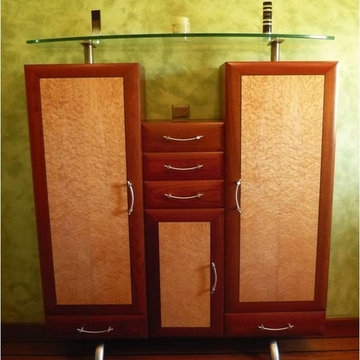 Meuble salle de bain vintage revisité