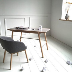 Pietro Desk & Roundi Chair - Desks And Hutches