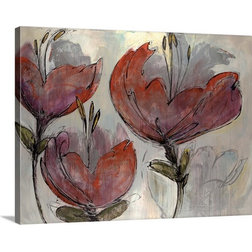 Contemporary Prints And Posters Gallery-Wrapped Canvas Entitled Trine, 24"x18"