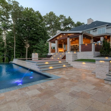 Infinity Edge pool and outdoor living space