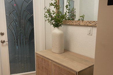 Beach style entryway photo in Tampa