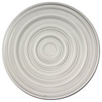 Udecor - MD-7138 Ceiling Medallion, Piece - Ceiling medallions and domes are manufactured with a dense architectural polyurethane compound (not Styrofoam) that allows it to be semi-flexible and 100% waterproof. This material is delivered pre-primed for paint. It is installed with architectural adhesive and/or finish nails. It can also be finished with caulk, spackle and your choice of paint, just like wood or MDF. A major advantage of polyurethane is that it will not expand, constrict or warp over time with changes in temperature or humidity. It's safe to install in rooms with the presence of moisture like bathrooms and kitchens. This product will not encourage the growth of mold or mildew, and it will never rot.