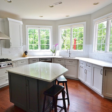Large Angled Kitchen Remodel in West Chester