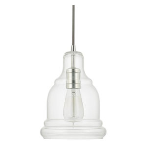 Capital Lighting 4432PN 1 Light Pendant Light Polished Nickel
