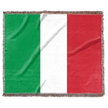 "Italy Flag" Woven Blanket 60"x50"