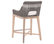 Tapestry Outdoor Counter Stool in Dove Rope and Gray Teak
