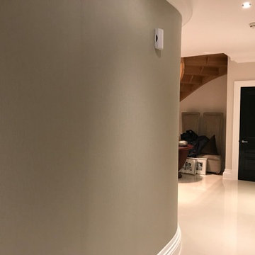 Wallpapering project in Cobham Surrey