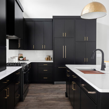 Designing a Dark & Moody Barndominium in Rochester Hills